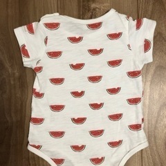 petit mine ロンパース　70サイズ　スイカの画像