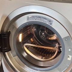 【2017年製】中古 SHARP マイクロ高圧シャワー プラズマクラスター ドラム式洗濯乾燥機 の画像