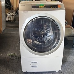 【2017年製】中古 SHARP マイクロ高圧シャワー プラズマクラスター ドラム式洗濯乾燥機 の画像