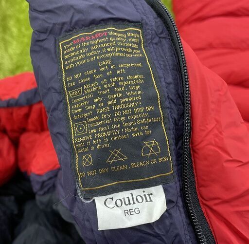 Marmot Couloir REG 725FP グースダウン シュラフ 総重量約1870g 約
