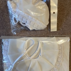 お宮参りセット　ドレス、おくるみ含むの画像