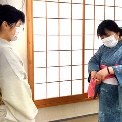 着付け　興味ある方大募集！！お手軽に初めてみませんか？　３回コース　税込7,700円の画像