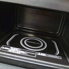 KOIZUMI 電子レンジ フラットタイプ 2021年製 KRD-182D/K ブラック 専用解凍容器付き シンプル機能 キッチン家電 コイズミ 苫小牧西店の画像