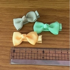 ミニヘアリボン3個セット