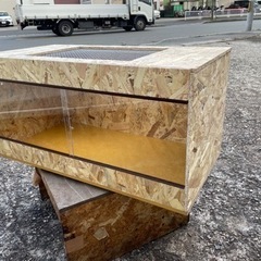 爬虫類ケージ　80×40×40  爬虫類　アクリル　ケージ　飼育ケージの画像