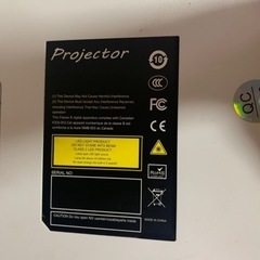 【受け渡し中】【動作確認済】プロジェクターの画像