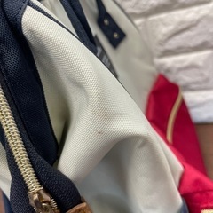 anello アネロ トリコロール柄 軽量万能リュック リュックサック 2way マザーズバッグの画像