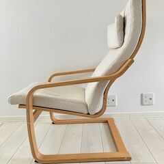 「引取り予約済」IKEA/イケア POANG/ポエング　アームチェア