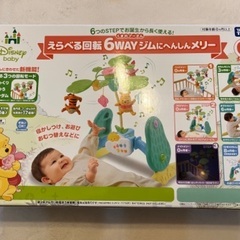 えらべる回転6wayジムにへんしんメリー　プーメリー　くまのプーさん