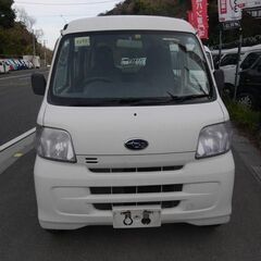 (ID5690)軽バン専門店在庫100台　軽貨物黒ナンバーリース個人・法人可能！　２７万円　スバル　サンバーバン　AT　車検２年付　平成２６年式　諸経費込３２０,０００円の画像