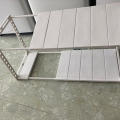 2段プラスチック簡易棚 リサイクルショップ宮崎屋 住吉店 24.2.26Fの画像