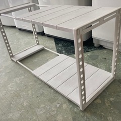 2段プラスチック簡易棚 リサイクルショップ宮崎屋 住吉店 24.2.26Fの画像