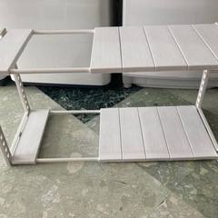 2段プラスチック簡易棚 リサイクルショップ宮崎屋 住吉店 24.2.26Fの画像