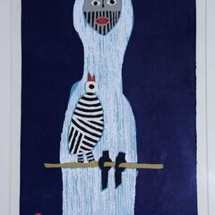 畦地梅太郎 作品《鳥と道具》の画像