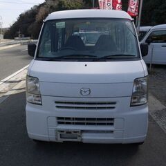 (ID5693)軽バン専門店在庫100台　軽貨物黒ナンバーリース個人・法人可能！　２７万円　マツダ　スクラムバン　AT　車検２年付　平成２４年式　諸経費込３２０,０００円の画像