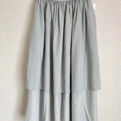ユニクロドレープギャザースカートの画像