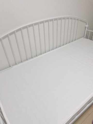 🤍ニトリ姫系パイプベッド❝女の子憧れフレーム❞ (ぽこ) 遠州病院の