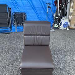 プリーダ 肘無しチェア RE-1051 ダークブラウン