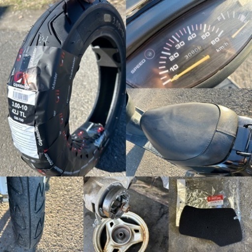 AF27ディオ快速2スト☆タイヤ・バッテリー・プラグなど新品交換☆60km/h振きります！50cc原付スクーター☆