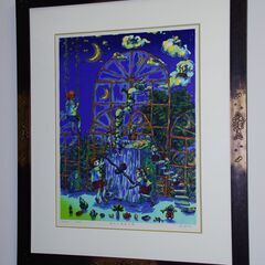 静岡出身の版画家「風鈴丸」さんの作品《夏休み製造工場》の出品です！