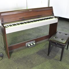 【引き取り　宮城　仙台】 美品 電子ピアノ 88鍵 ダークブラウン 椅子付き 引き取り宮城仙台】 美品 電子ピアノ 88鍵 ダークブラウン 椅子付き