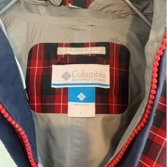 コロンビア Colunbia マウンテンパーカー オムニテック 防水 赤の画像