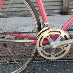 引取限定/現状販売/希少品/VINTAGE-TANGE FRAME CROSS-BIKE タンゲクロモリフレームクロスバイクの画像