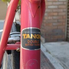 引取限定/現状販売/希少品/VINTAGE-TANGE FRAME CROSS-BIKE タンゲクロモリフレームクロスバイクの画像