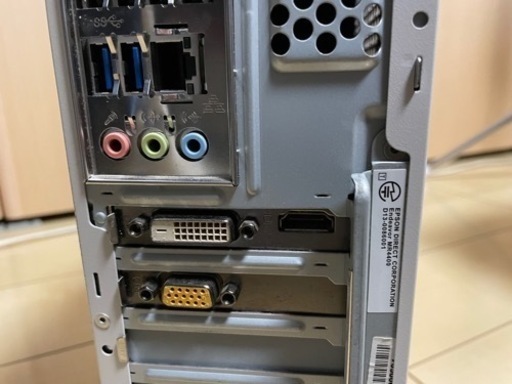快適　EPSON Endeavor MR4400E i7 SSD DVDマルチ　グラボ搭載　Windows10pro