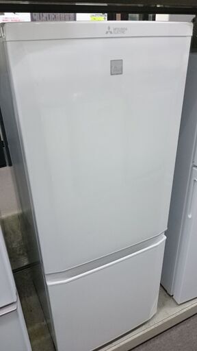 （2024.05.09 お買い上げありがとうございます。）三菱電機　2ドア冷蔵庫146L　２０２０年製　MR-P15EE-KW1　48ｃｍ幅　霜取り機能付き　単身向け　　高く買取るゾウ八幡東店