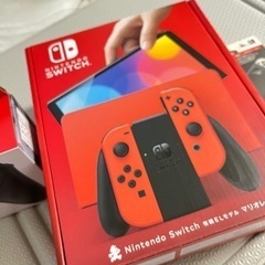 【✨新品未使用✨】Nintendo Switch 有機ELマリオレッドの画像