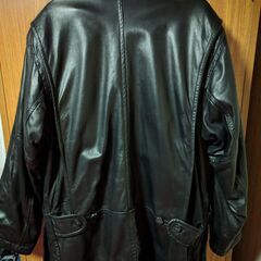 メンズレザーコートの画像