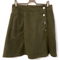 OLIVE des OLIVE ミニスカート カーキ