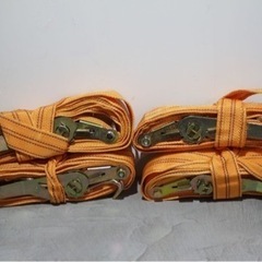 ラッシングベルト　4個セット　長さ約6メートル 幅4.5cmの画像