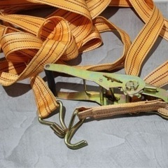 ラッシングベルト　4個セット　長さ約6メートル 幅4.5cmの画像