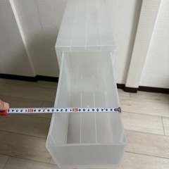 収納ケース　3段　引き出し　ミニマルデザインの画像