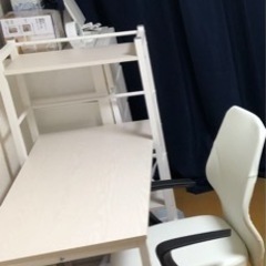 家具 デスク・本棚付き/ 椅子