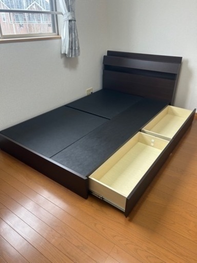 セミダブルベッドマットレス付き 家具インテリア