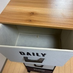 4段収納キャスター付きの画像