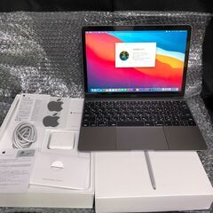 「MacBook Retina 12インチ Mid 2015 MJY32J/A 箱付きフルセット」高細密Retinaディスプレイ搭載 / 第5世代 Core M搭載 /メモリー8GB / SSD-256 / MacOS(BigSur)&Office2019とWin11(最新23H2版)＆Office Proの選択起動可能 / Webカメラ / Bluetooth / 無線LAN / バッテリー使用可（充放電回数175回、状態：修理サービス推奨）/中古品