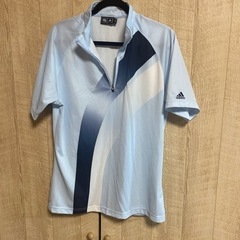 adidas ゴルフウェア　ジップアップシャツ