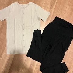 マタニティパジャマ　春　夏　上下2枚ずつセットの画像