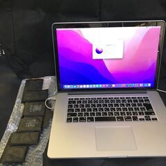 「MacBook Pro Retina 15インチ Mid 2015 MJLQ2J/A」高細密Retinaディスプレイ搭載 / 高性能クアッドコアCore i7搭載 /メモリー16GB / SSD-512GB(換装可) / MacOS(Monterey-通常リカバリ)&Office2019とWin11(最新23H2版)＆Office Proの選択起動可能 / Webカメラ / Bluetooth / 無線LAN / ACアダプタ付属　中古品の画像