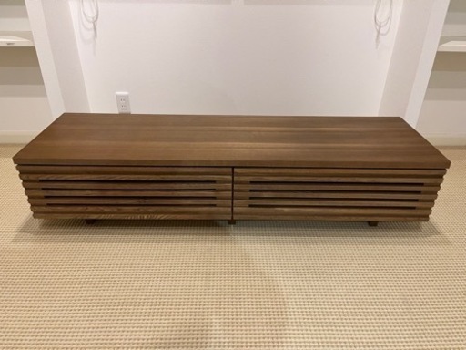 モデルルーム展示品　unico/ウニコ 「LIJN/レイン」　テレビボード　W150ｃｍ　ＡＶボード/ＴＶボード/リビングボード