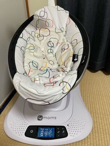 【美品】【日本正規品】mamaroo4.0 ママルー4.0 プラッシュ 電動バウンサー