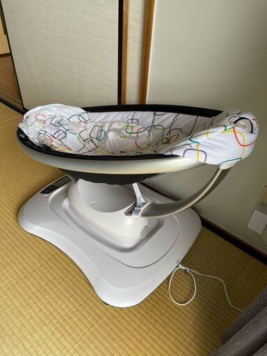 【美品】【日本正規品】mamaroo4.0 ママルー4.0 プラッシュ 電動バウンサー