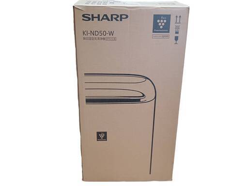 【決まりました】【美品】シャープ プラズマクラスター 除加湿空気清浄機 KI-ND50-W 2022年製
