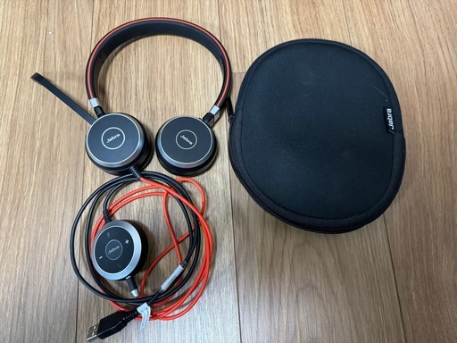 Jabra(ジャブラ) 法人向け  EVOLVE 40 MS Stereo エンタープライズヘッドホン(ステレオ 業務用) マイクロソフト社認証 ケース付き