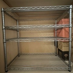 ワイヤーシェルフ　タイヤ無し　スチールラック