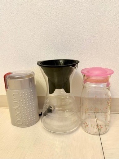 【新品】電動コーヒーミル\u0026コーヒーサーバー\u0026ミニポット